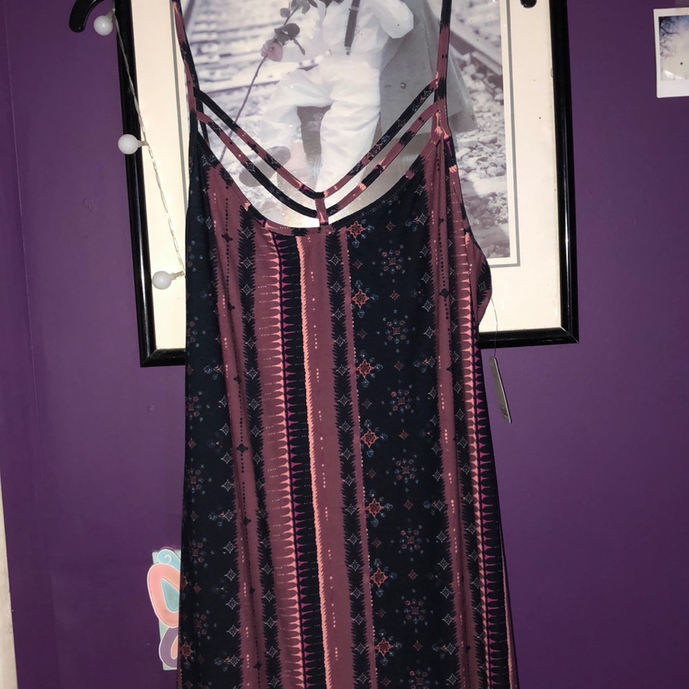 Mudd 3 strap sueded jersey dress